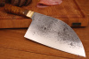 Сербский нож, Bohler К340, рукоять янтарная карельская береза.